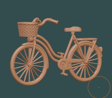 épais bicyclette 3d print model - Mito3D