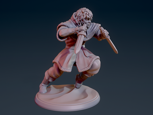 voleur art personnages 3d print model - Mito3D