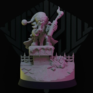 ladro Natale gioco miniatura goblin 3d printing tavola Giochi guerra proxy server wargaming 3d print model - Mito3D