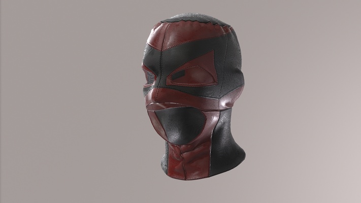 thief face mask - 3d print model criminal evil cosplay villains rogue robber person man human 3d print model - Mito3D