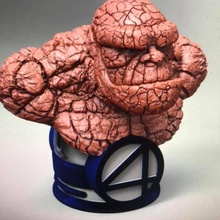 chose art de masse quatre fantastiques 3d sculpter buste marvel les super-héros le 3d print model - Mito3D