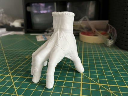 feira addamsfamily Horror mão Addams família figura estatueta modelo ficar pé Bruxas Admirador arte monstro criatura Tim Burton 3d print model - Mito3D