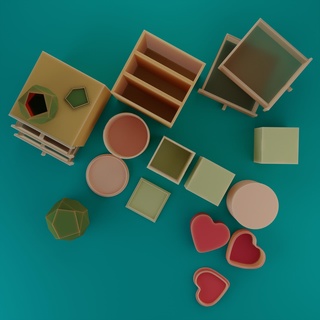 scatola Conservazione scatole mercoledì casa amore design Accessori cuore bellissimo 3d print model - Mito3D