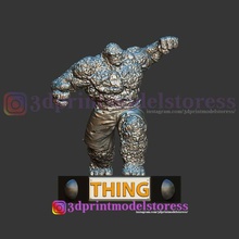 la cosa dei fantastici quattro statua 3d stampabili di file stl art figurina miniture gli eroi eroe super avengers 4 i 3d print model - Mito3D