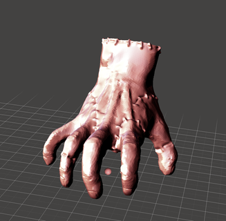 thing hand addams family wednesday thing addams family wednesday netflix series hand prop real  3d print model - Mito3D