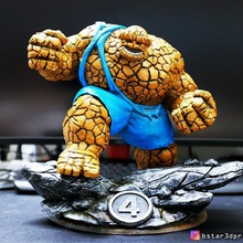 thing high quality - fantastic four marvel comic art the-thing the-thing-comic fantastic-four figure toy statue sculpture ben grimm iron-man captain thor hulk 3d print model - Mito3D