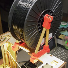 thing-o-matic filament spool bracket tool 3d print model - Mito3D