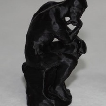 pensador a arte esculturas seetheworld makeredchallenge 3d print model - Mito3D