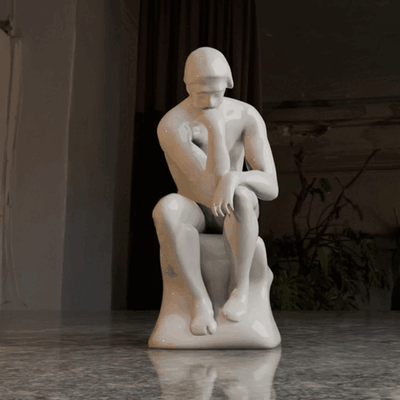 pensador arte david venus milo discobolo estatua escultura multa miguel ángel museo figura regalo juguete 3d print model - Mito3D