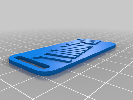 thinkpad placa identidad llavero accesorios Moda 3d print model - Mito3D