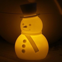 third advent tealight home photon sla snowman christmas decoration 3d print model - Mito3D