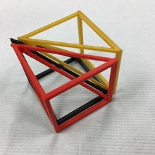 Drittel cube Dissektion in vielen verschiedenen Stilen liu hui Kunst Mathe-Kunst 3d print model - Mito3D