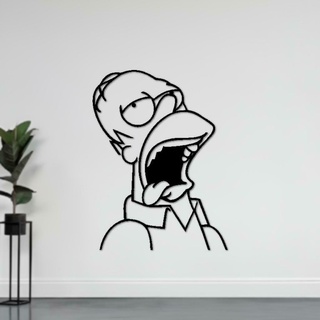 thirsty homer - wall decoration 3d print model - Mito3D