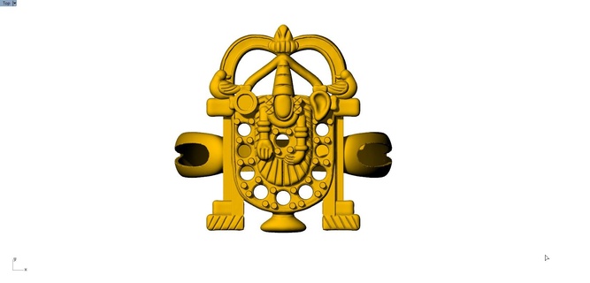 thirupathi balaji bague Vishnu Krishna perumal Narayana hari janardhana Madhava govinda kesava Vaikuntha vishvarupa 3d print model - Mito3D
