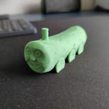 Thomas salmoura motor tanque pickle rick lankysculptor 3d print model - Mito3D