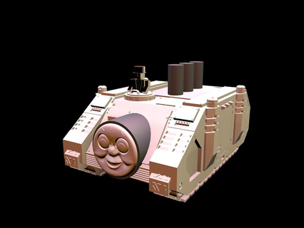 Thomas up armored rinoceronte 3d impresión 3d print model - Mito3D