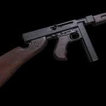 thompson submachine gun tommy 3d print model - Mito3D