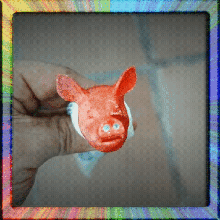 pâte modeler porc brosse distributeur vomir nez dentifrice gadget amusement 3d print model - Mito3D