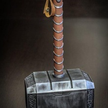 thor's hammer life size 3d print model - Mito3D