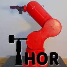 thor - open source 3d printable robotic arm gadget arm robot robotic arm robotic robot arm freecad opensource open source robotics automation 3d print model - Mito3D