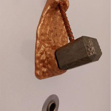 thor doorknob mj llnir hammer shredder 3d print model - Mito3D