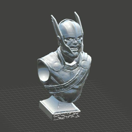 thor gladiator bust avengers hulk hulkragnarok thorragnarok ragnarok sculptures 3D print model - Mito3D