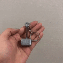 thor hammer keychain 3d print model - Mito3D