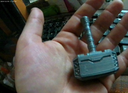 thor martello mjolnir portachiavi chiave squillare meraviglia giocattolo 3d print model - Mito3D