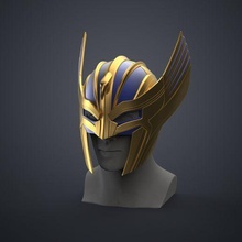 Thor capacete amar trovão 3d print model - Mito3D