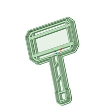 thor mazo cortador de cookie gadget 3d print model - Mito3D