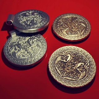 Thor Collier monnaie art merveille vikings viking marteau Netflix chose bijoux argent pendentif Accueil maison fanart 3d print model - Mito3D