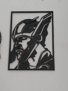 Thor pared Arte vengadores maravilla 3d print model - Mito3D