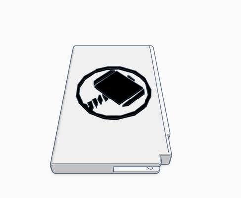 thor wallet superhero logo card credit 3d print model - Mito3D