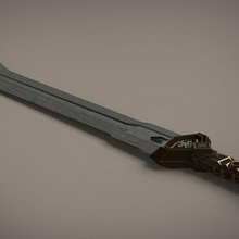 Thorin espada hobbit arma faca bardo elfo cosplay senhor argolas anão gondor 3d print model - Mito3D