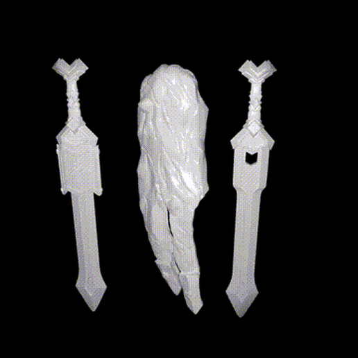 thorin sword shield 3D print model - Mito3D