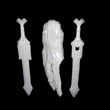 Thorin kılıç kalkan 3d print model - Mito3D