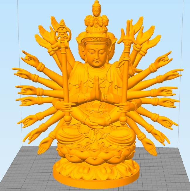 thousand hand guan yin 3d stampanti 3D print model - Mito3D