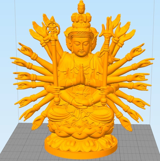 thousand hand pava yin 3d impresoras 3d print model - Mito3D