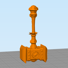 thrall's doomhammer game one handed hammer weapon horda thrall horde doom 3d print model - Mito3D