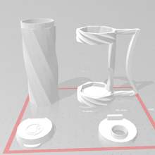 threadable cup gadget 3d print model - Mito3D