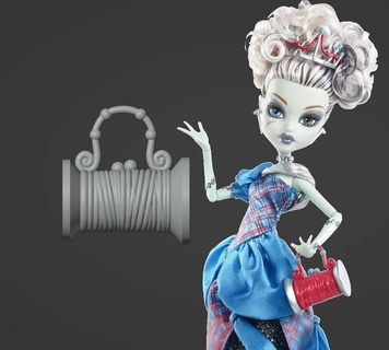 threadarella bag replacement monster high doll custom accessory frankie stein scarily ever scary tales 3d print model - Mito3D