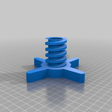 roscado eje bobina filamento herramienta apoyo soporte 3d impresora accesorios 3d print model - Mito3D