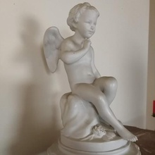 menaçant l'amour de la statue art chérie 3d print model - Mito3D