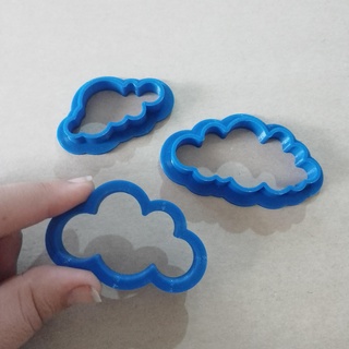 kesme bulutlar kesiciler kurabiye pamuk bulut gökyüzü 3d print model - Mito3D