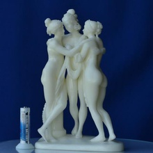three graces hermitage museum russia remix art figurines statue 3d print model - Mito3D