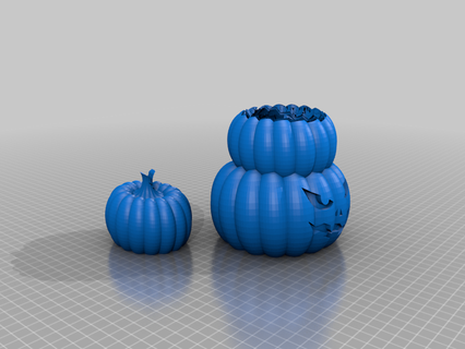 three headed pumpkin Tools 3d printing 3d print model - Mito3D