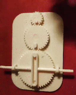 ruedas juntos escocés mecanismo artilugio juguete biselado lineal engranaje transmisión engranajes 3d print model - Mito3D