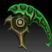thresh classic scythe league legends lol game moba weapon 3d print model - Mito3D