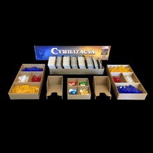 durch Alter Organisatoren Spiel container Veranstalter game geek board Brett-Spiel cywilizacja 3d print model - Mito3D