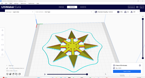 throwing star 20 throwing star  3d print model - Mito3D